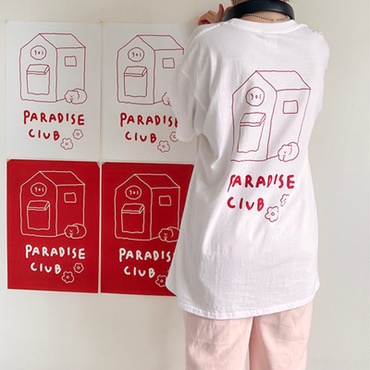 Paradise club T-shirt (Burgundy)